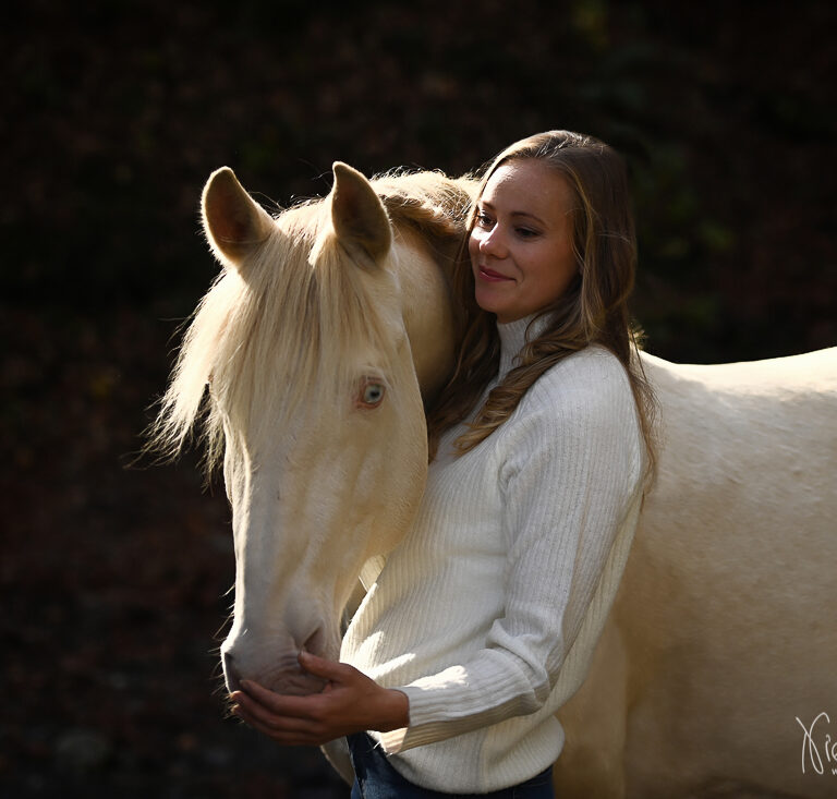 Lisa Jost mit Jaguar